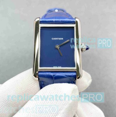 Swiss Replica Cartier Tank Must de Onyx Style Dial watches Medium size
